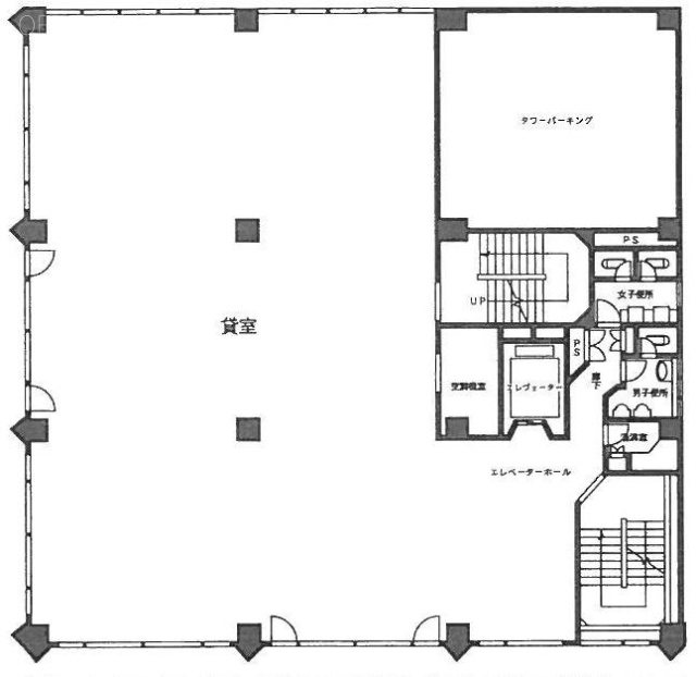ワタルビル3F 間取り図