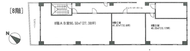 世界堂ビルD 間取り図