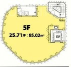 表参道Keyakiビル5F 間取り図