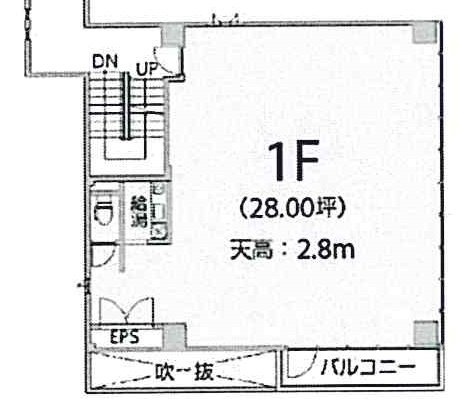 JLBグランエクリュ表参道1F 間取り図
