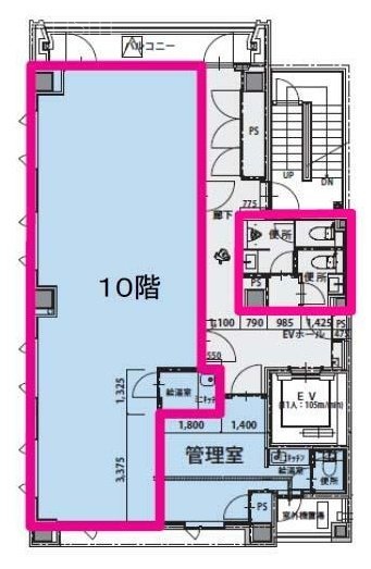 須田ビル10F 間取り図
