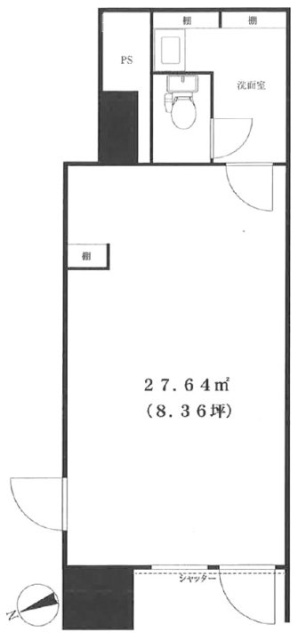 ドレッセ戸越公園プレヴィ1F 間取り図