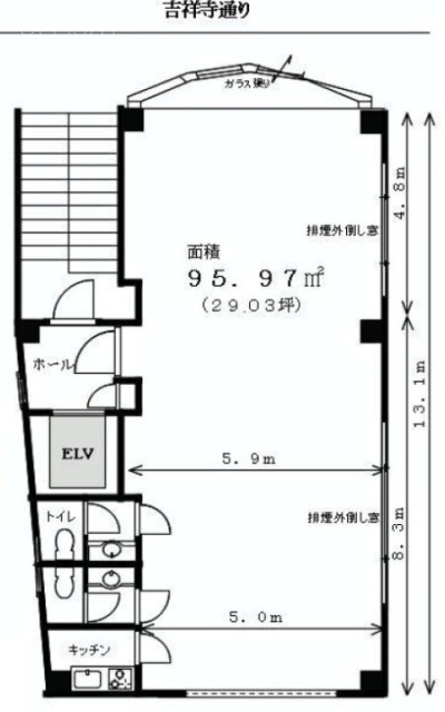 ステーションビル2F 間取り図