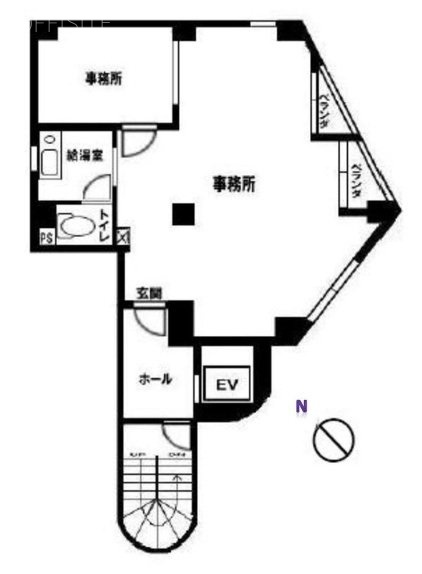 ソレイユ第2玉川台ビル301 間取り図
