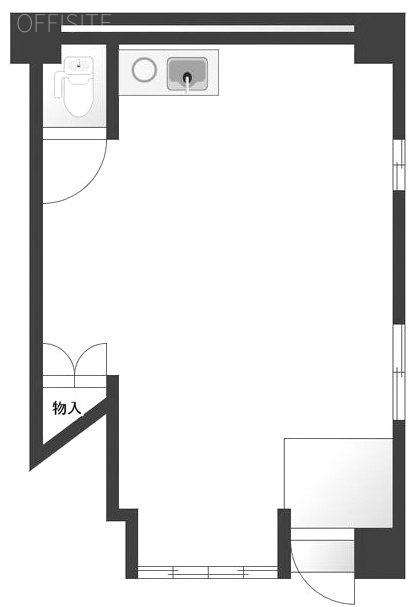 パレット永代ビル101 間取り図