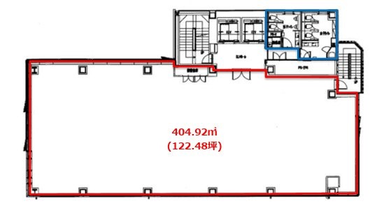 ガーデンキューブ渋谷神南3F 間取り図