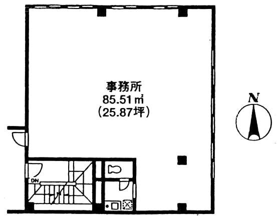 マイルストーン西浅草ビル201 間取り図