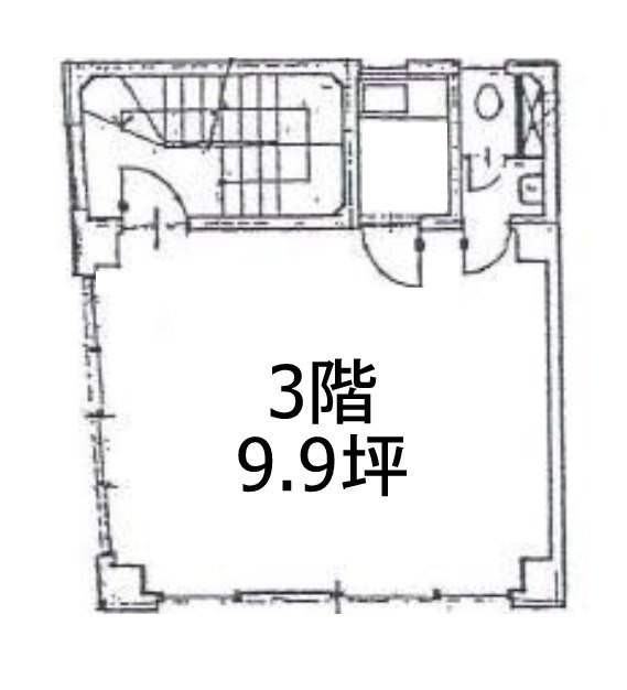司町サトウビル3F 間取り図