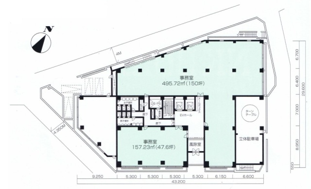 エヌケイビル1F 間取り図