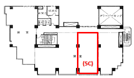 府中高木ビル5F 間取り図