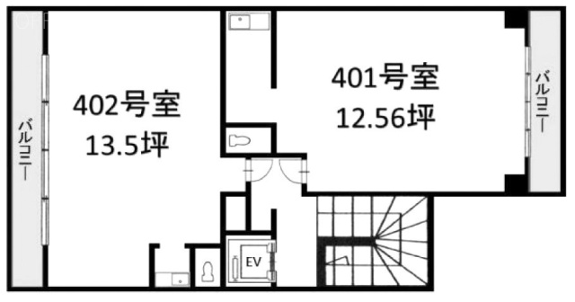 西村ビル402 間取り図