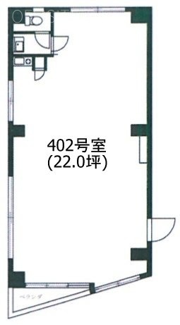 TANAKAビル402 間取り図