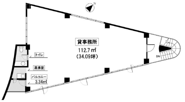 国分寺南医療ビル3F 間取り図