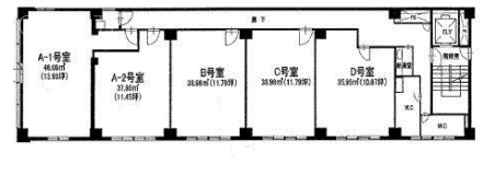 サンネット関内ビルC 間取り図