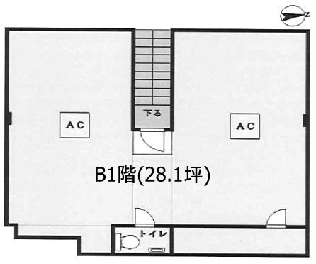 遠田ビルB1F 間取り図