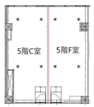 鈴和ビルF 間取り図