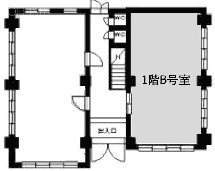 名畑ビルB 間取り図