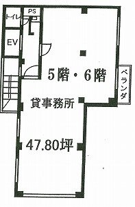 おむろビル6F 間取り図