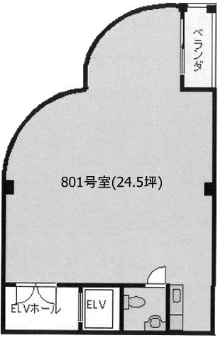 ソレイユプラザ801 間取り図