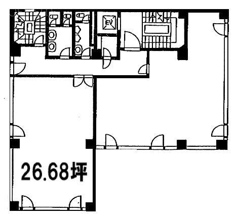 カールビル5F 間取り図