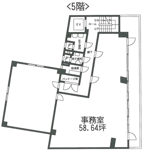 ヤシマ日本橋ビル5F 間取り図