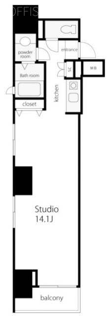 VORT銀座residence604 間取り図