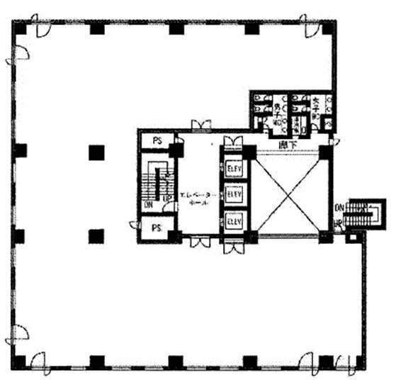 ランディック新橋ビル9F 間取り図