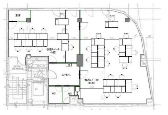 荒川ビル2F 間取り図