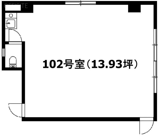 山田コートビレジ102 間取り図