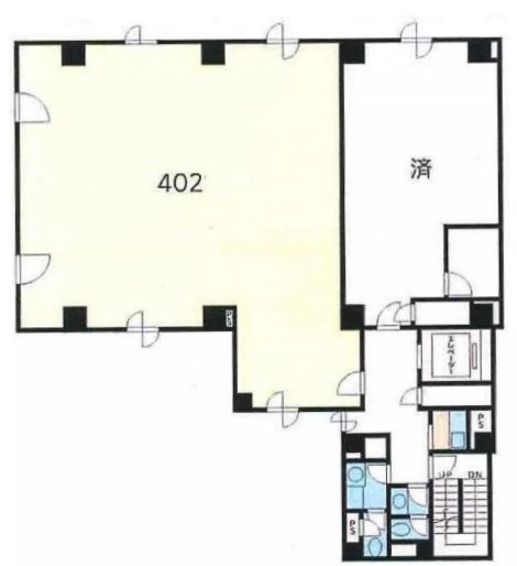 GINZA ONEビル402 間取り図