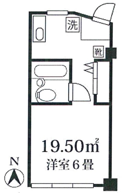 松田ビル401 間取り図