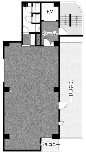 ルミエール御苑8F 間取り図