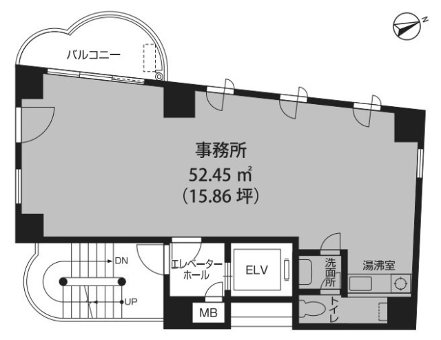 村松ビル小金井5F 間取り図