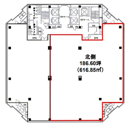 東京パークサイドビル北 間取り図