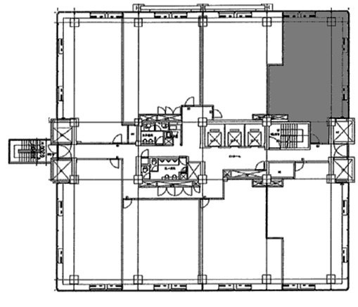 西麻布六本木通ビル11F 間取り図
