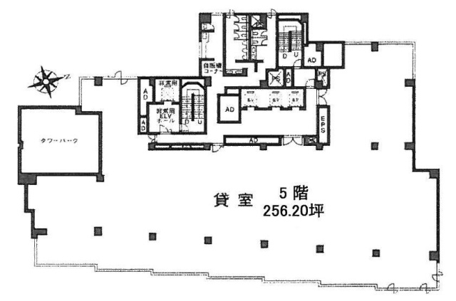 芝大門センタービル5F 間取り図