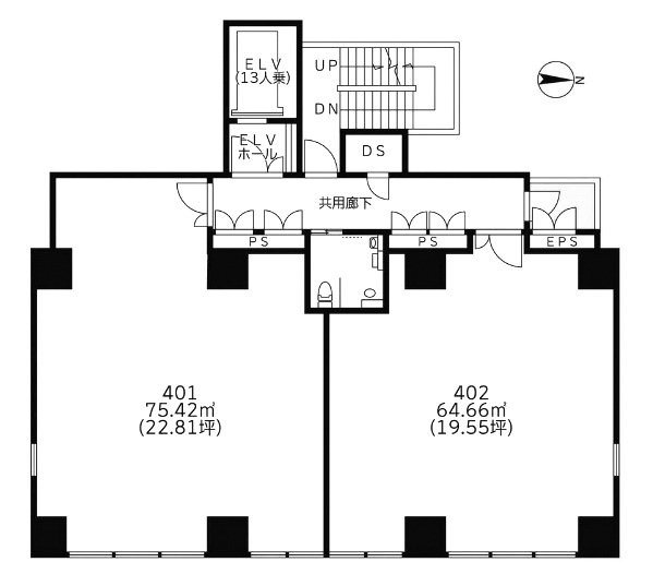 マイホーム錦糸402 間取り図