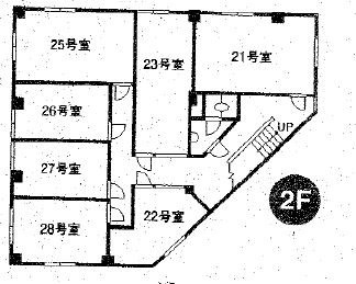 東物産ビル25 間取り図
