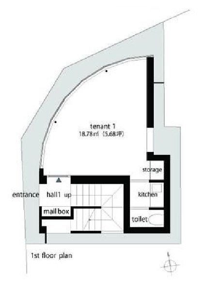 HARVEY神田司町1F 間取り図