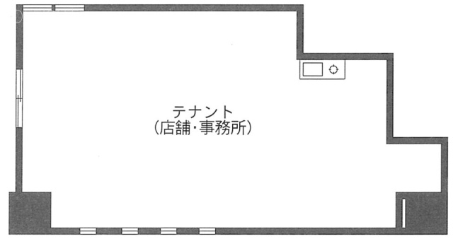 Nihonbashi OKビル1F 間取り図