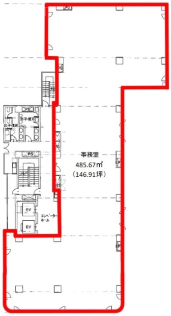 アーバンセンター神田司町ビル4F 間取り図