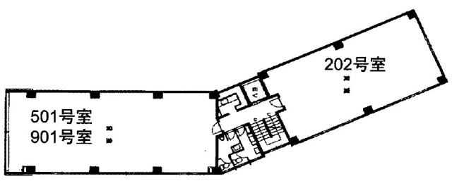 ビリーフ岩本町901 間取り図