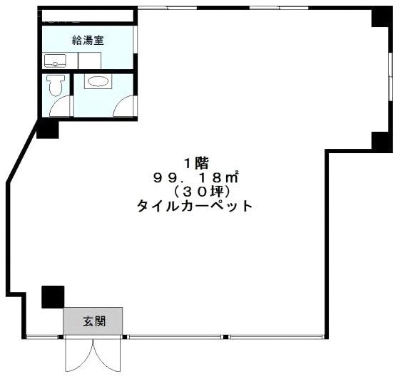 KATOビル1F 間取り図