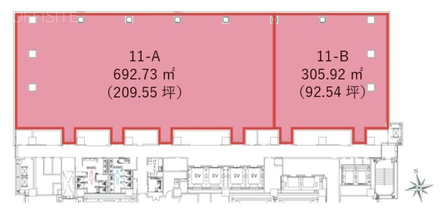 渋谷サクラステージSAKURAタワーA 間取り図