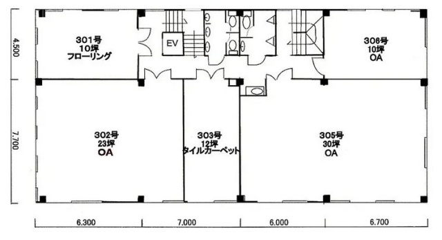 第1笠原ビル303 間取り図