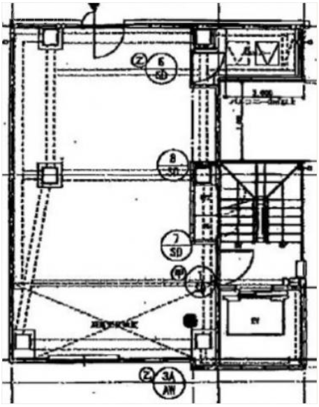 Ginza月光ビル6F 間取り図
