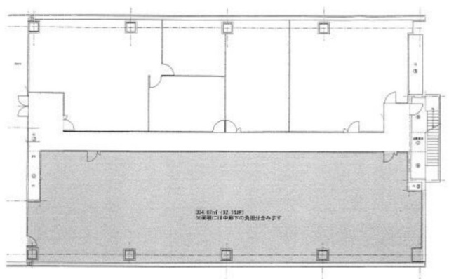 八丁堀岡谷ビル6F 間取り図