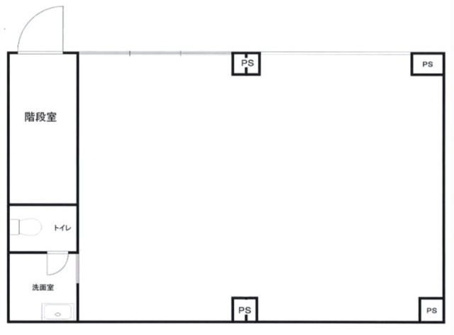宮間印刷ビル1F 間取り図