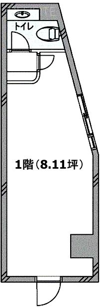 朝日白山ビル1F 間取り図