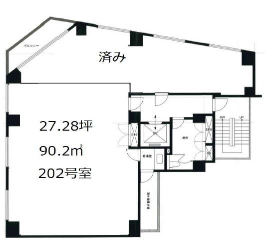 浅草橋ビル202 間取り図